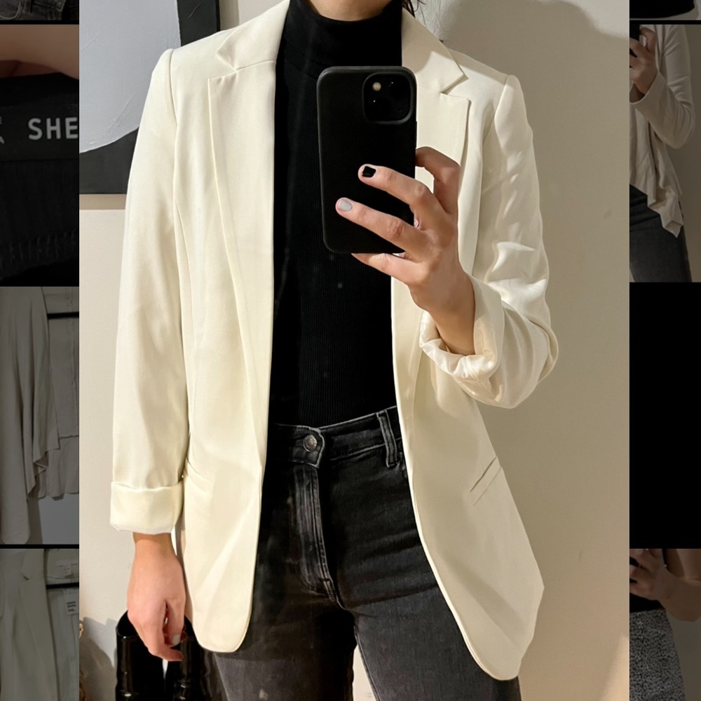 White blazer
